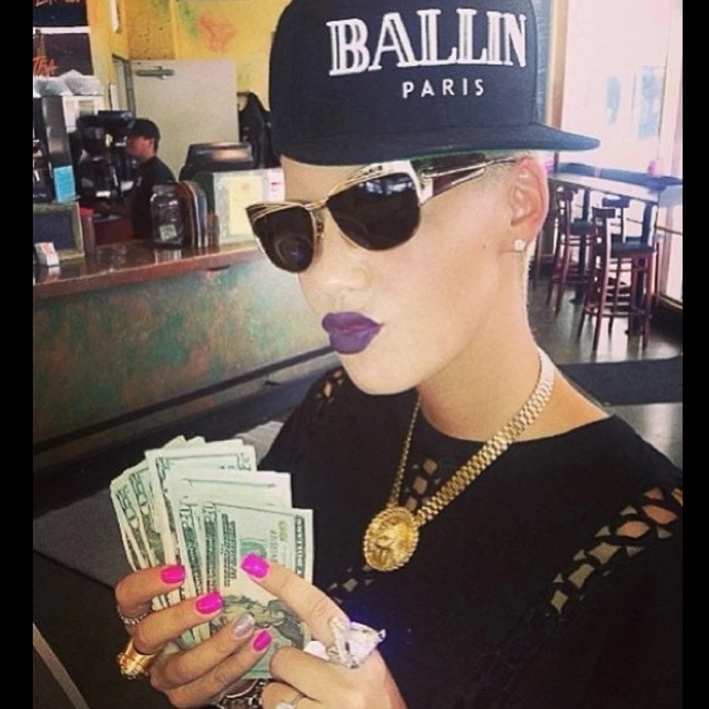 MELODY EHSANI TRILLA THE RILLA $150 GOLD PLATED ROLLIE LINK GORILLA NECKLACE